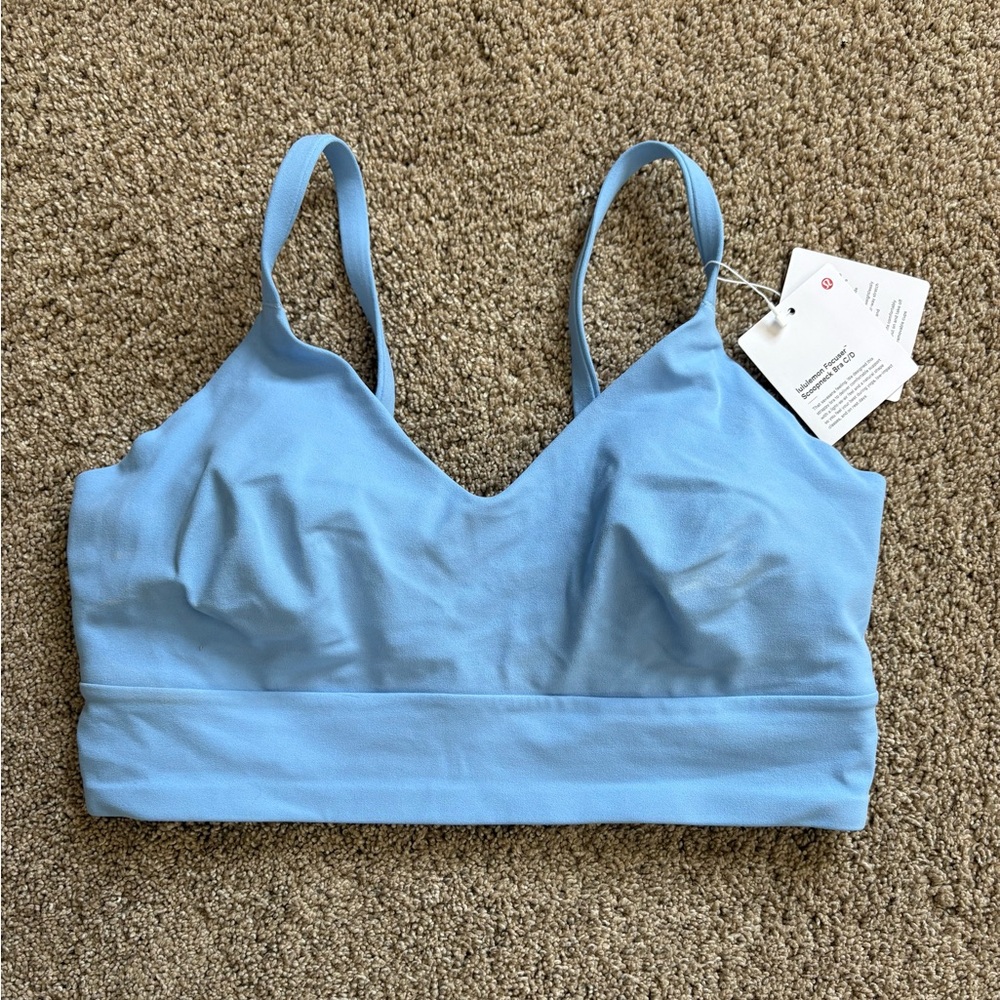 NWT Lululemon Athletica Sky Blue Bra C/D Cup